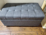 Sofa with rectangular storage