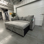 FREE DELIVERY - LIKE NEW Thomasville Marion Fabric Convertible Sofa - Gray