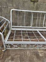 Outdoor sunroom aluminum metal daybed couch futon bench swing day bed sofa patio