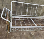 Outdoor sunroom aluminum metal daybed couch futon bench swing day bed sofa patio