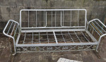 Outdoor sunroom aluminum metal daybed couch futon bench swing day bed sofa patio