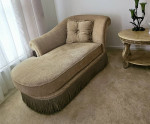 SCHNADIG Fabric lounge chaise chair sofa couch bedroom sattee bed guestroom