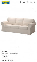 Ektorp sofa (brand new cover)