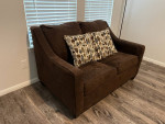 Loveseat Sofa with two pillows