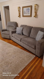 Ashley Sofa Bed Queen and Rocker SET