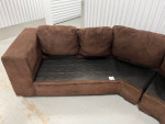 *** 2 Piece Microsuede Sectional Sofa In Excellent Condition ***