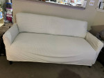 Scratched up sofa