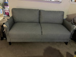 Scratched up sofa