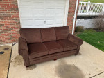 Clean Brown Couch Sofa In Flawless Condition FREE DELIVERY
