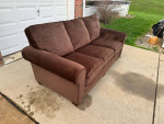Clean Brown Couch Sofa In Flawless Condition FREE DELIVERY