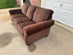 Clean Brown Couch Sofa In Flawless Condition FREE DELIVERY