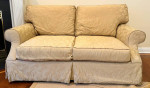Sofa and Loveseat - Havertys with reversible cushions