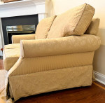 Sofa and Loveseat - Havertys with reversible cushions