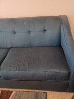 Teal blue Sofa and Loveseat
