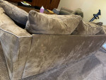 Microfiber Tan Sofa Couch