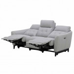 Alpendale Fabric Power ReclinER Sofa with Power Headrests 1125