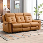 Kanorado Leather Reclining  sofa Couch 1621
