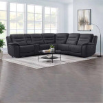 Kelsee Fabric Power Recliner Sectional Sofa with Power Headrests 2541