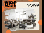 Ashley Reclining Sofa and Loveseat