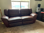 Leather Rec. Sofa