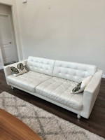 Leather sofa set