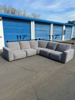 🚚 Free Delivery - Gray 5 Piece Modular Sofa by Macys
