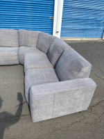 🚚 Free Delivery - Gray 5 Piece Modular Sofa by Macys