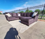 Huge Gray 3-Piece Sectional Sofa