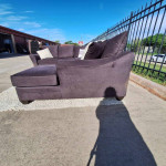 Huge Gray 3-Piece Sectional Sofa