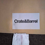 Crate and Barrel Axis 3-Piece Sectional Sofa