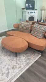 Ashley Furniture Hollyann Sofa & Ottoman