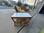 Bamboo Ficks and Reed sofa set