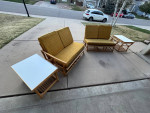 Bamboo Ficks and Reed sofa set