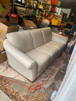White sofa
