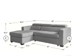 Gigi Pullout Sofa with Chaise