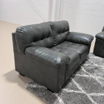 Gray Faux Leather Sofa & loveseat set 🚛 Delivery Available