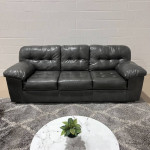 Gray Faux Leather Sofa & loveseat set 🚛 Delivery Available