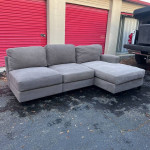 Small Gray Sectional, High Quality Sofa π Delivery Available!