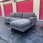 Small Gray Sectional, High Quality Sofa π Delivery Available!