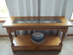 Solid Oak Sofa Table