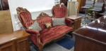 SOFA, RED VICTORIAN!