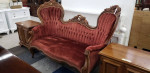 SOFA, RED VICTORIAN!