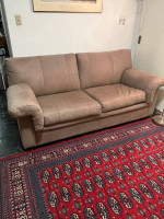 Leather Sofa w/Foldable Bed - Delivery Available
