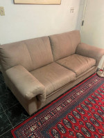 Leather Sofa w/Foldable Bed - Delivery Available