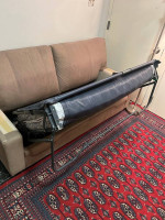 Leather Sofa w/Foldable Bed - Delivery Available