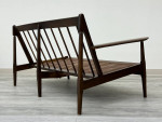 MID-CENTURY DANISH MODERN SOFA PAIR STYLE OF SELIG ~ FRAMES ONLY