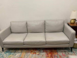 Macy's Renleigh High End Leather Couch Sofa