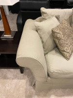 Pottery Barn Couch Sofa Loveseat Tables Lamps Drapes Curtains- Clean!