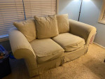 Pottery Barn Couch Sofa Loveseat Tables Lamps Drapes Curtains- Clean!