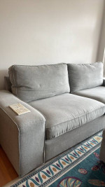 Sofa & ottoman with storage